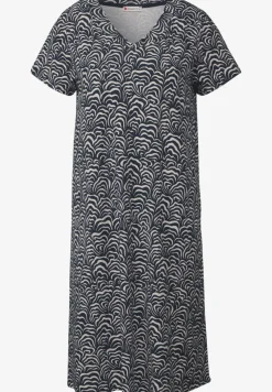 Robe en jersey à motifs