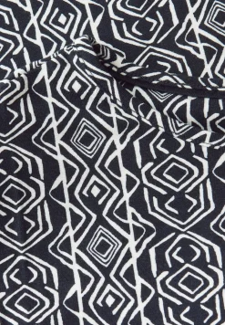 Robe en jersey à motifs