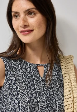 Robe en jersey à motifs