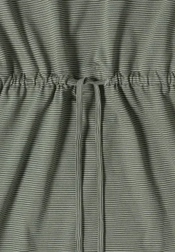 Robe en jersey rayé