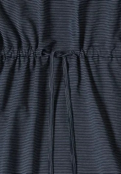 Robe en jersey rayé