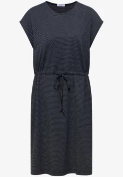 Robe en jersey rayé