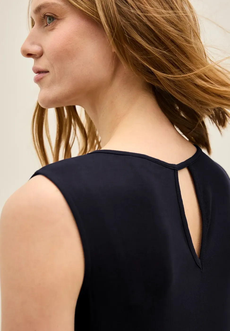 Robe en jersey sans manches