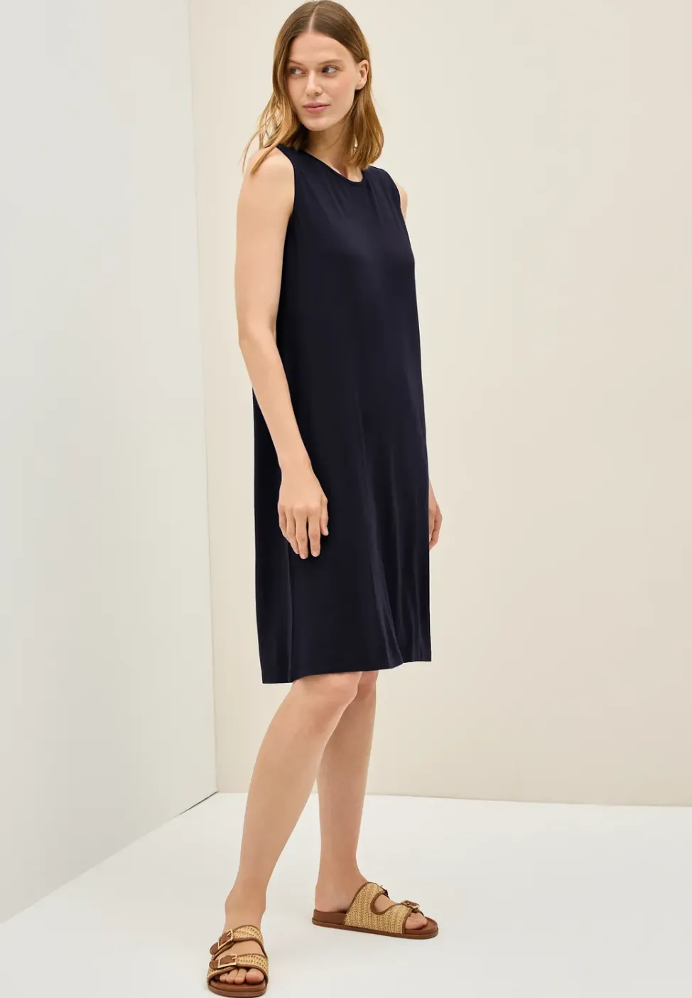Robe en jersey sans manches