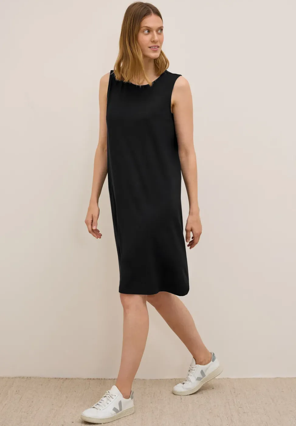 Robe en jersey sans manches
