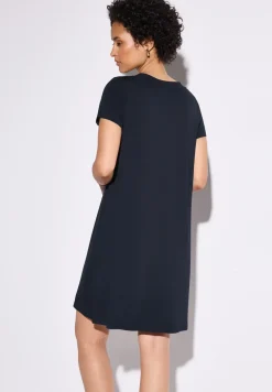 Robe en jersey uni