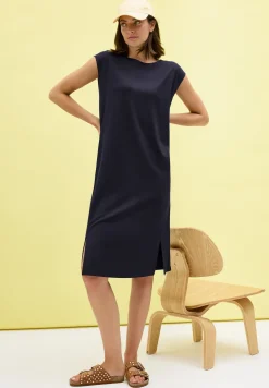 Robe en jersey uni