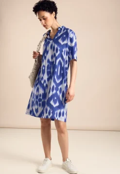 Robe en lin avec imprimé