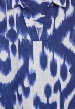 Robe en lin avec imprimé