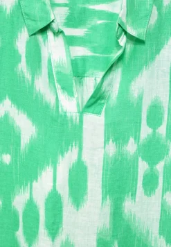 Robe en lin avec imprimé