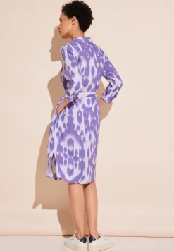 Robe en lin avec imprimé
