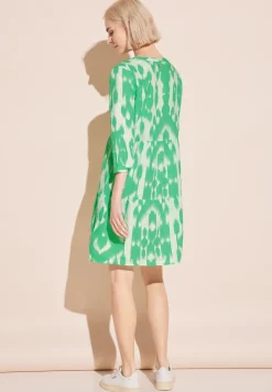 Robe en lin avec imprimé