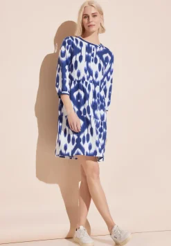 Robe en lin avec imprimé