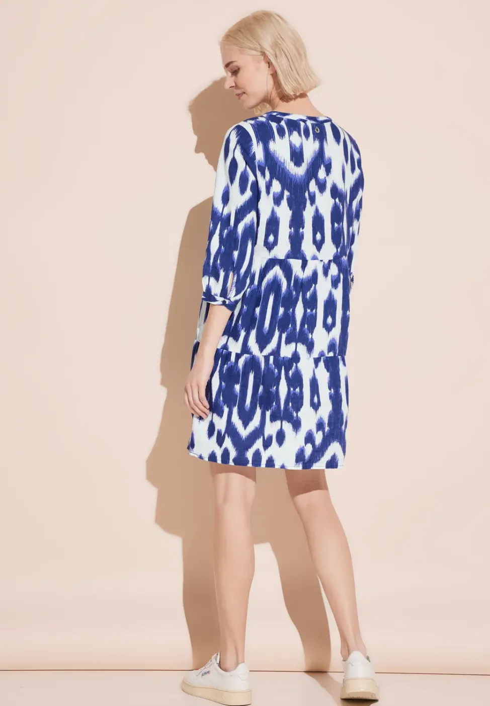 Robe en lin avec imprimé