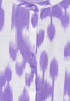 Robe en lin avec imprimé