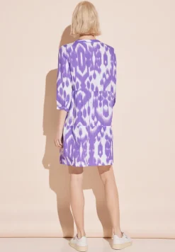 Robe en lin avec imprimé