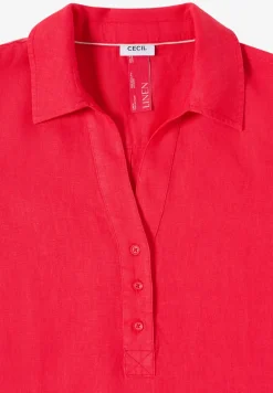Robe en lin jusqu'au genou