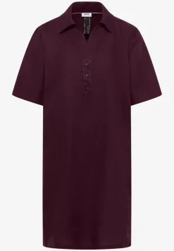Robe en lin jusqu'au genou