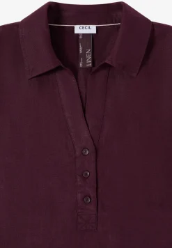 Robe en lin jusqu'au genou