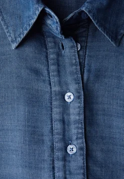 Robe en lyocell avec broderie