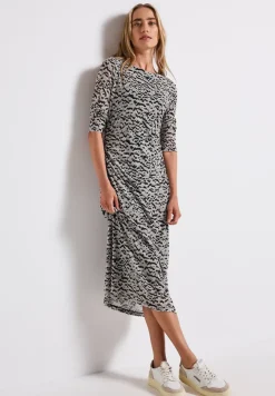 Robe en maille à motifs