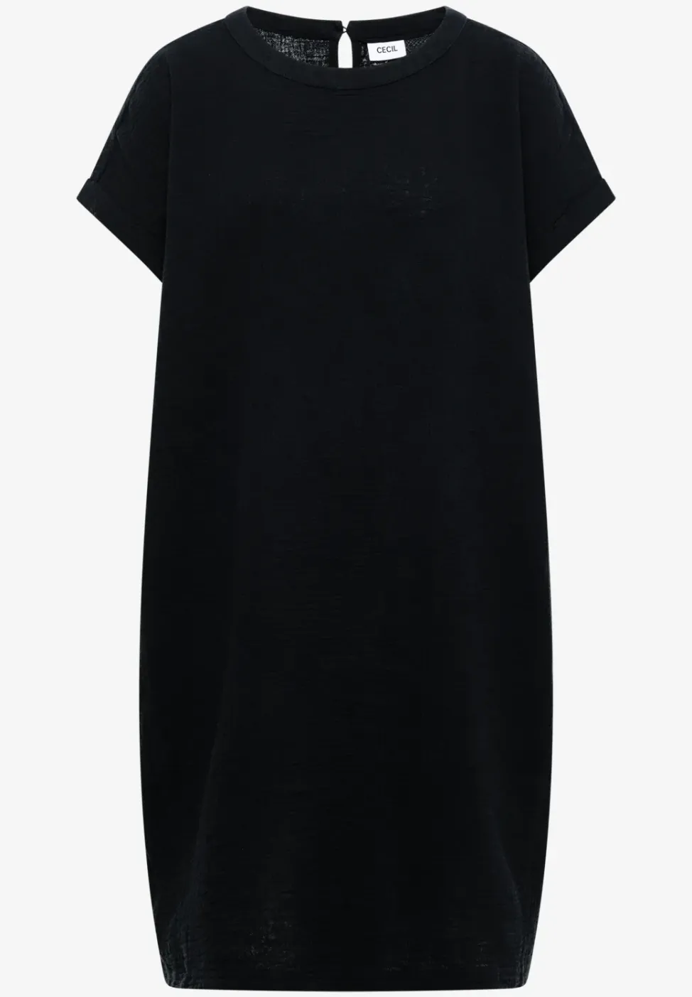 Robe en mousseline à manches courtes