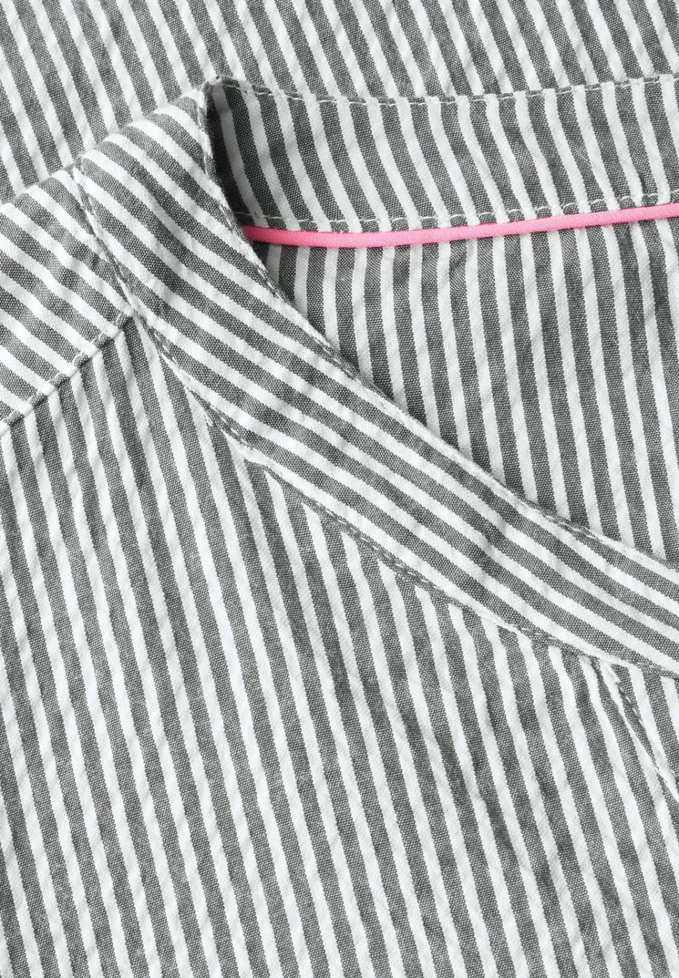 Robe en seersucker