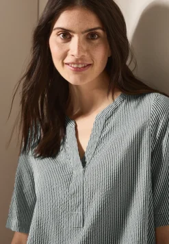 Robe en seersucker