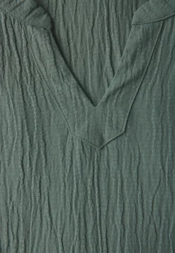 Robe en seersucker avec volants