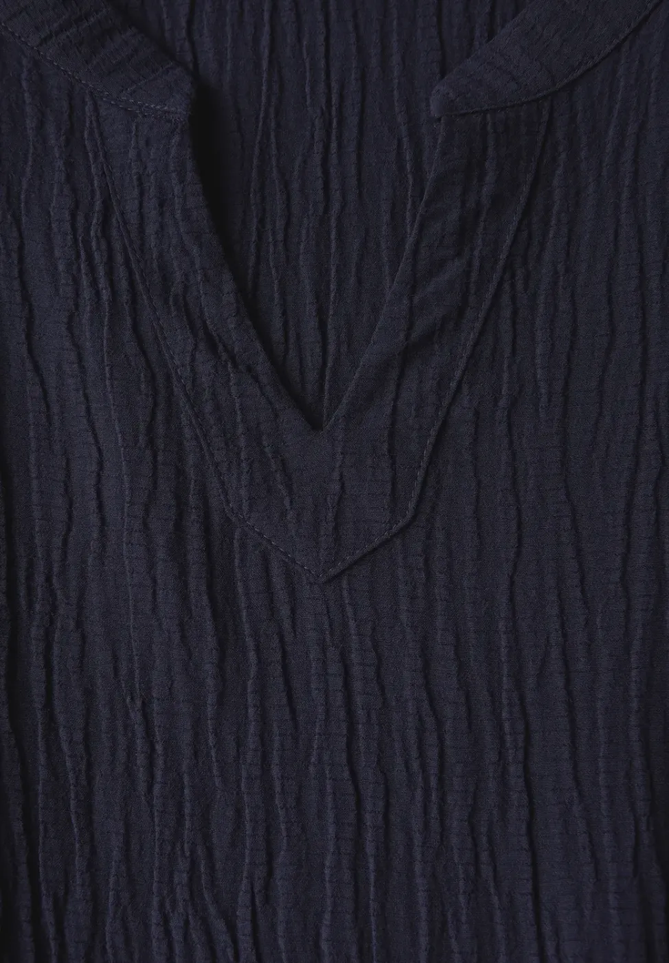 Robe en seersucker avec volants