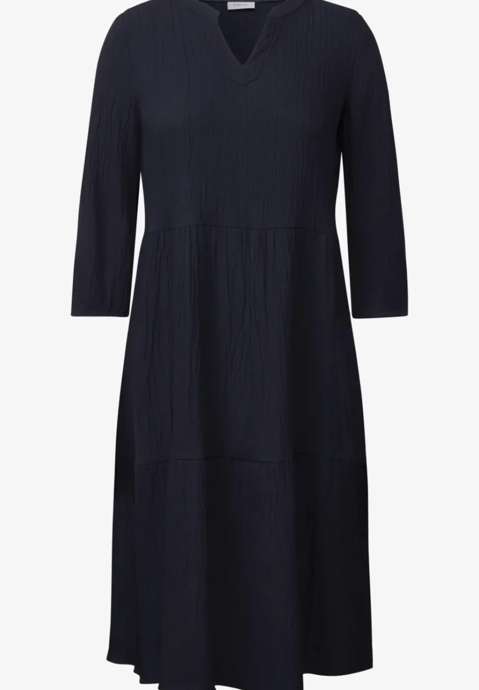 Robe en seersucker avec volants