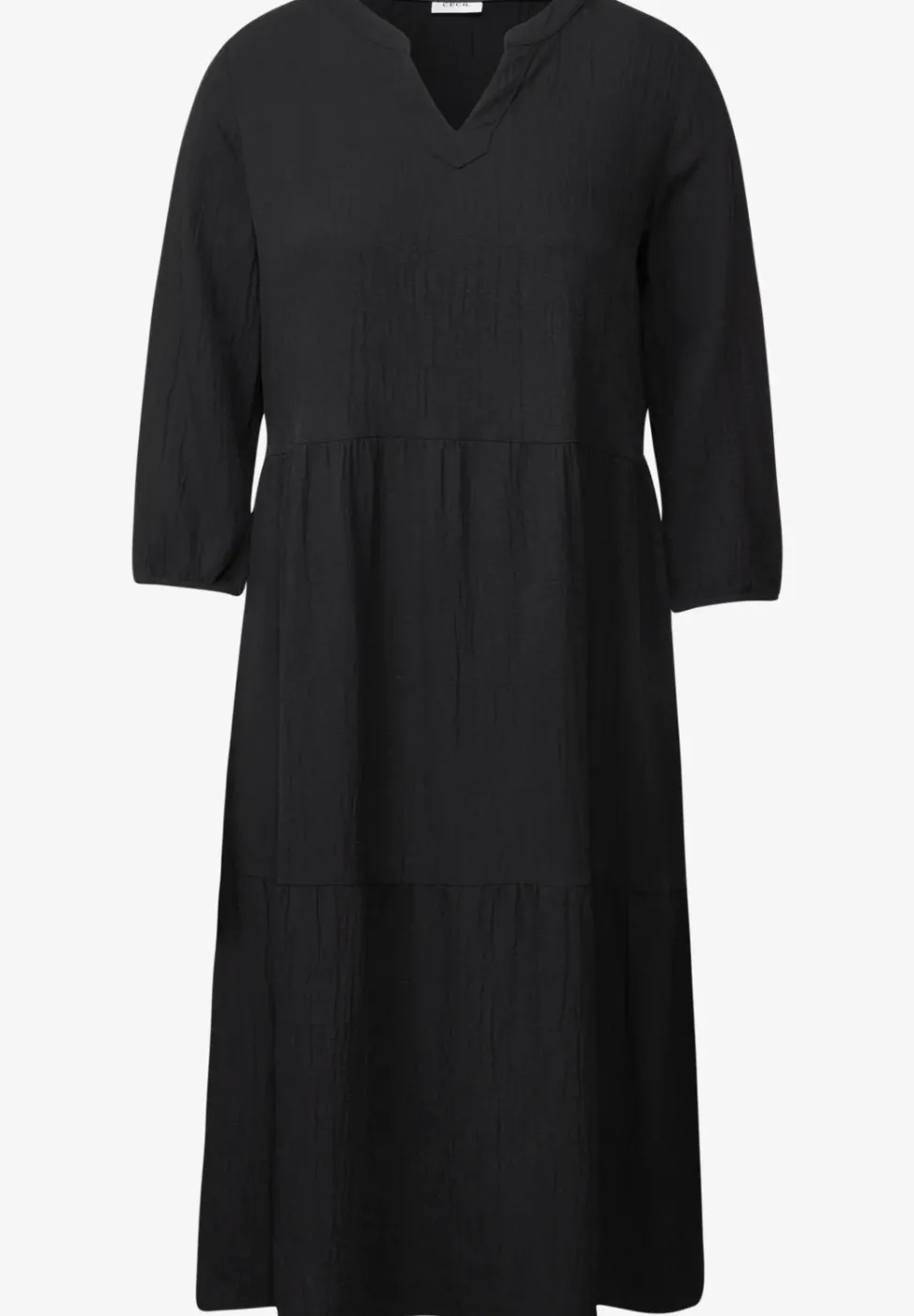 Robe en seersucker avec volants