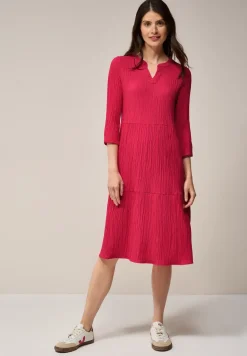 Robe en seersucker avec volants