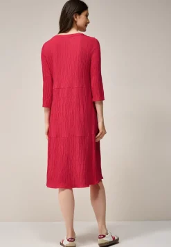 Robe en seersucker avec volants