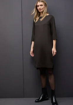 Robe en sweat avec fentes