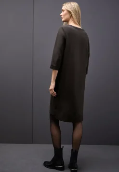 Robe en sweat avec fentes