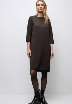 Robe en sweat avec fentes