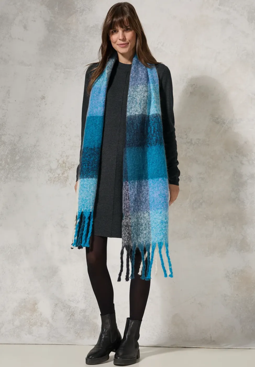 Robe en tricot longueur genou