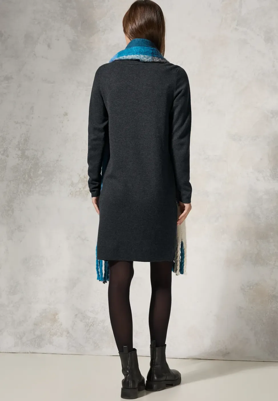 Robe en tricot longueur genou