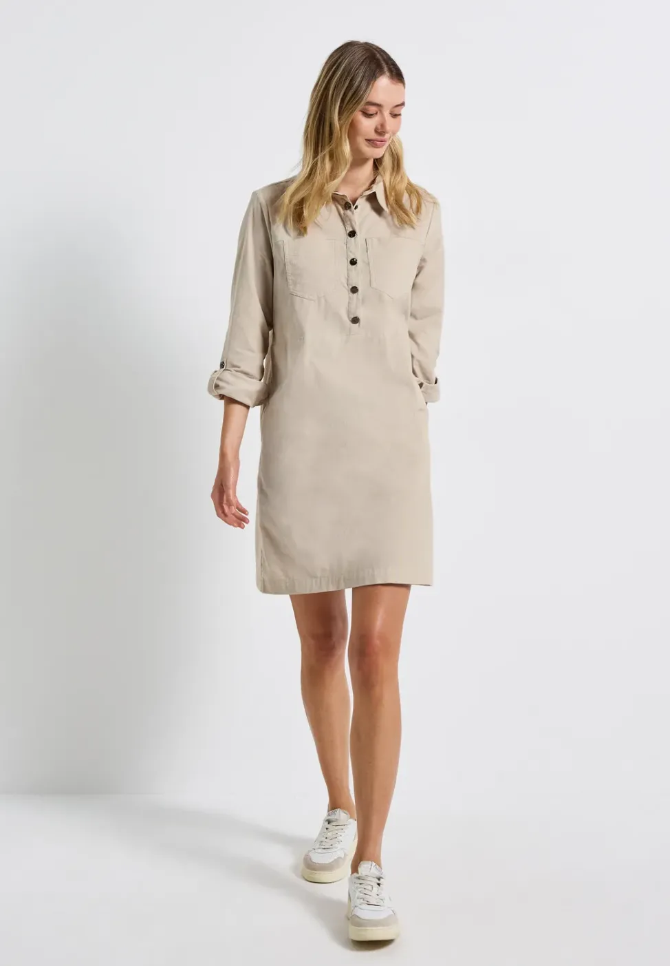Robe en velours côtelé