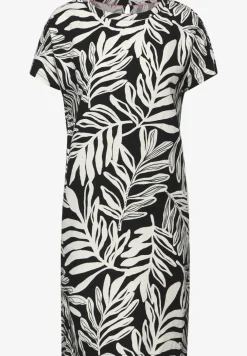 Robe imprimée en lin majoritaire