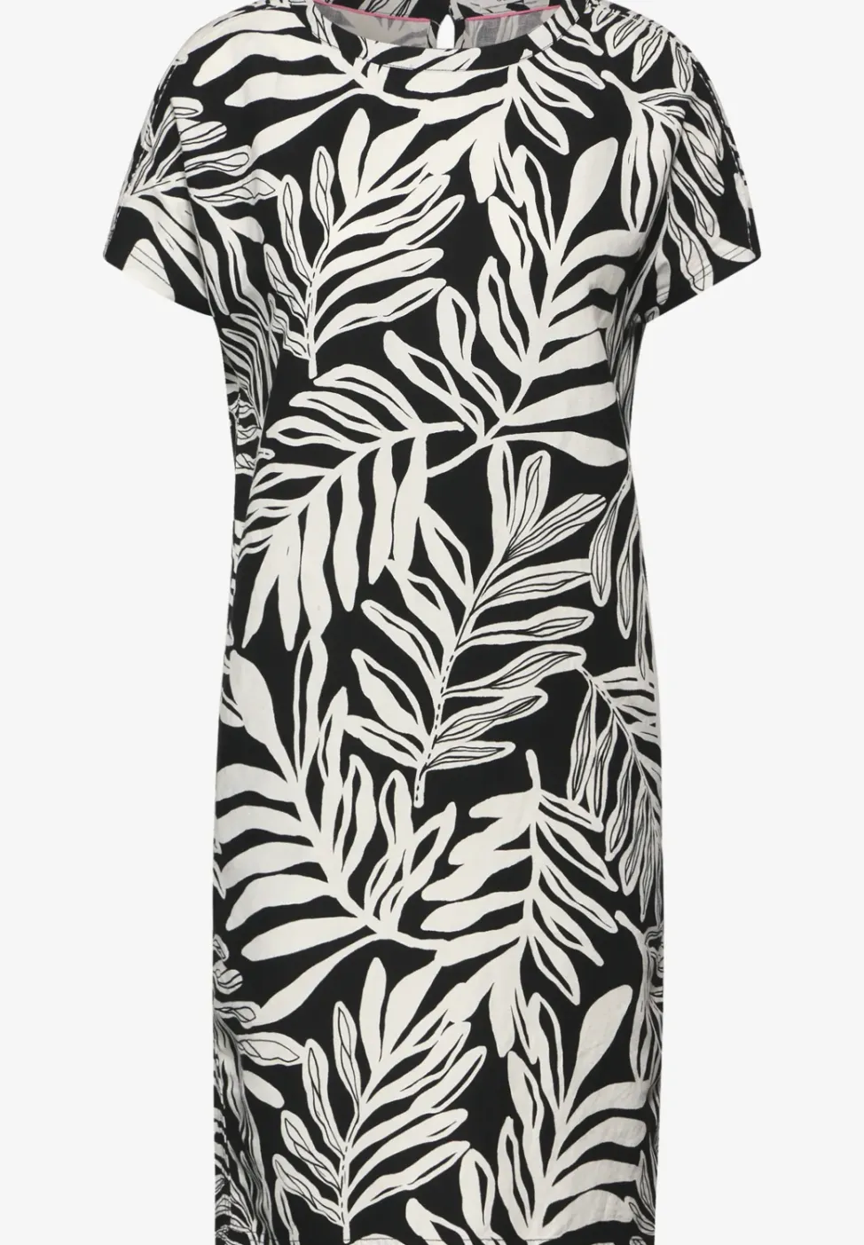 Robe imprimée en lin majoritaire