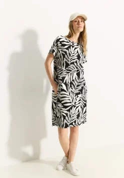 Robe imprimée en lin majoritaire