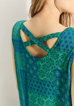 Robe à imprimé patchwork