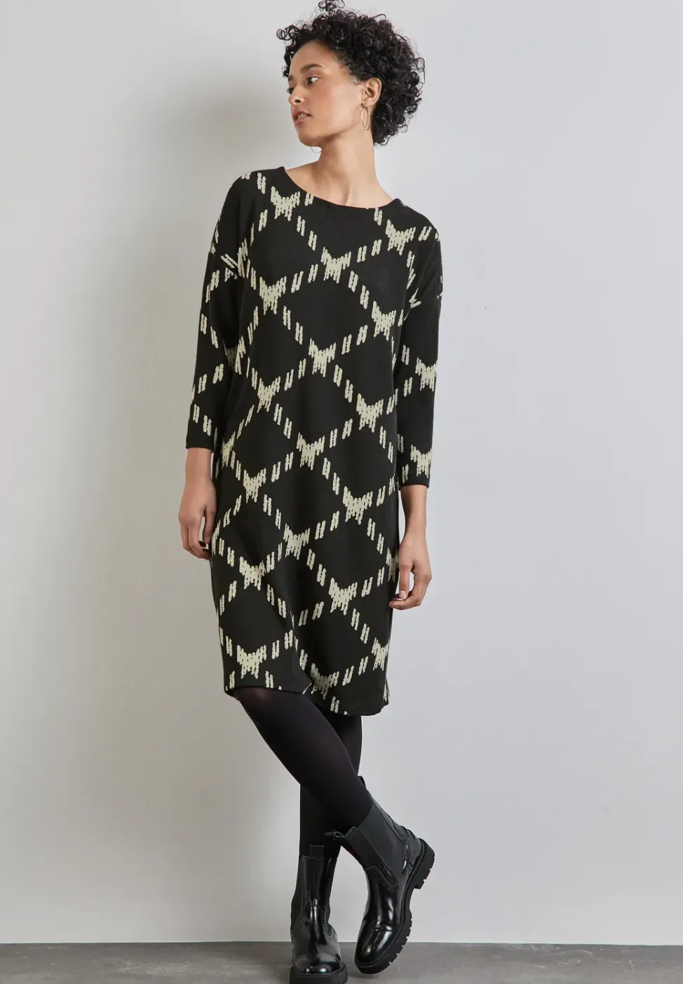 Robe jacquard