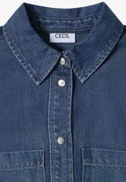Robe à l'aspect denim