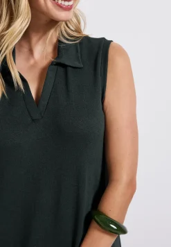 Robe à l'aspect tricoté
