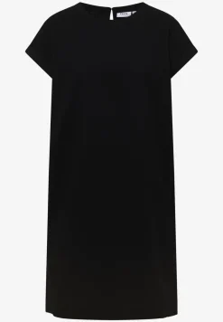 Robe longue au genou avec structure en seersucker