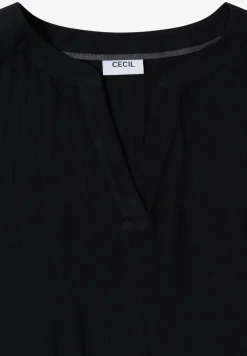 Robe à longueur de genou en structure crêpe