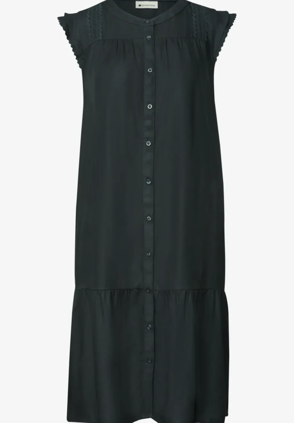 Robe longueur genou avec boutonnage